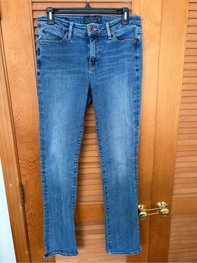Lucky Brand Hayden Straight Leg High Rise Blue Denim Jeans size 6